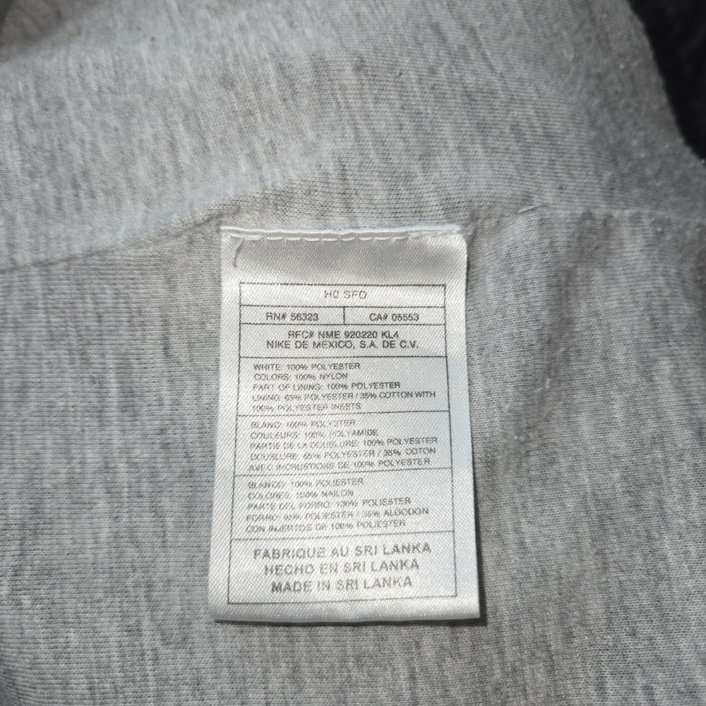 Vintage Nike Windbreaker Jacket XL Black White Stripe Full Zip Retro 90's Style - Picture 7 of 9